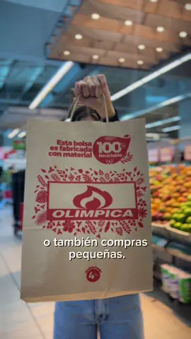 ¿Tienes bolsas reutilizables pero no sabes cómo usar cada una de ellas? 🛍️♻️ Si es así quédate para ver este video ✨ Consigue tu bolsa reutilizable en Olímpica 📍🛒 #reutilizable #bolsas #tips #hacks #supermercado 