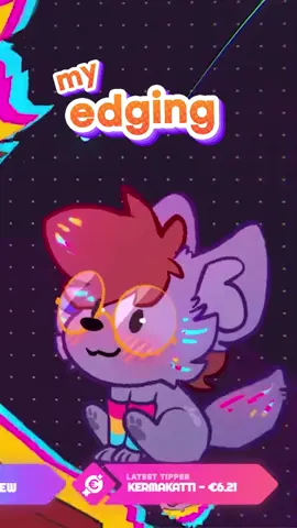 Loupy edges on stream 😭😭😭 #Furry #VTuber