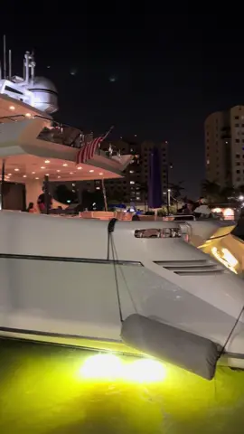 Experience the magic of Miami at night aboard the Azimut 103 'Scarlet.' Whether it's day or night, chartering a yacht with friends or family is always a perfect choice. Like what you see? Plan a similar adventure by calling us at 📲 (561) 229-7538 for an exclusive quote! #yacht #miami #luxury #Summer #fun