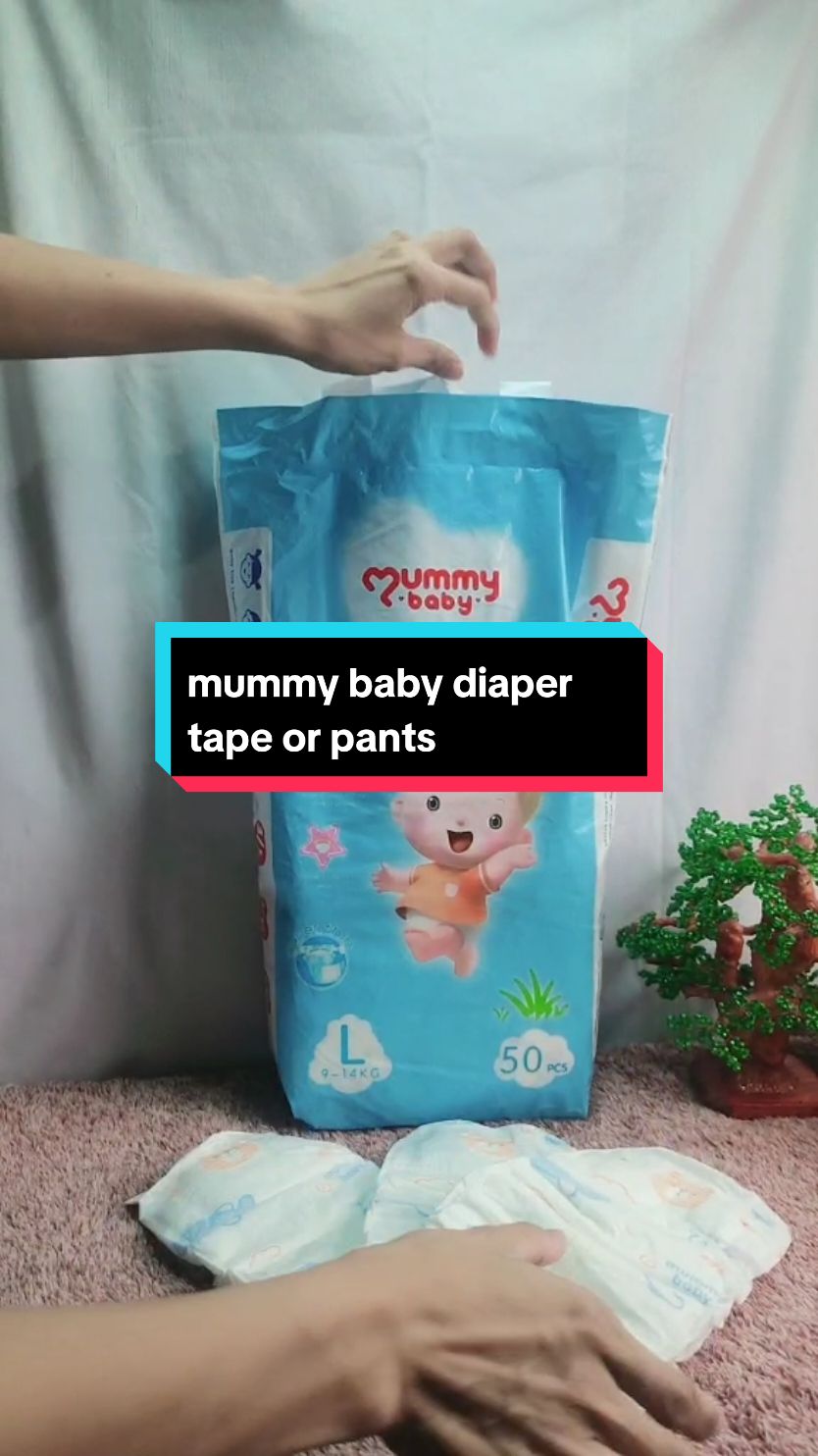 mummy baby diaper 50 pcs tape or pants #mummybaby #mummybabydiaper #diaperreview #momlife #babyessentials #babyessential #babydiaper #diapers #diaper #babyneed 