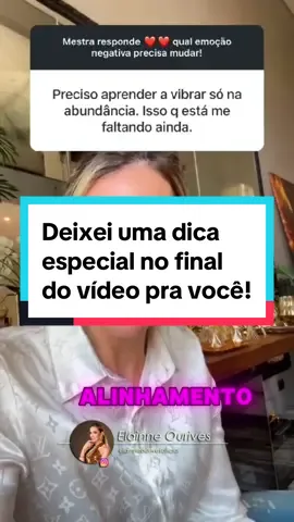 Eu deixei um comando para você no final do vídeo. 🥰 👉🏼 Assista até o final para aprender a manter a sua frequência alta e atrair abundância todos os dias. ✨✨ #leidaatração #frequenciavibracional #elainneourives #cocriacao #menteblindada 