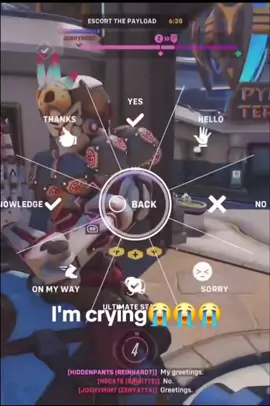 Im dying..#overwatch #overwatch2 #zenyatta #widow #funny 