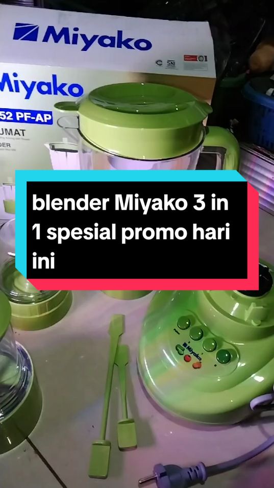 blender Miyako 3 in 1 blender yang memiliki 3 tabung dan berbahan plastik anti pecah#blender #blendermiyako #miyako #blenderviral #blendermurah 