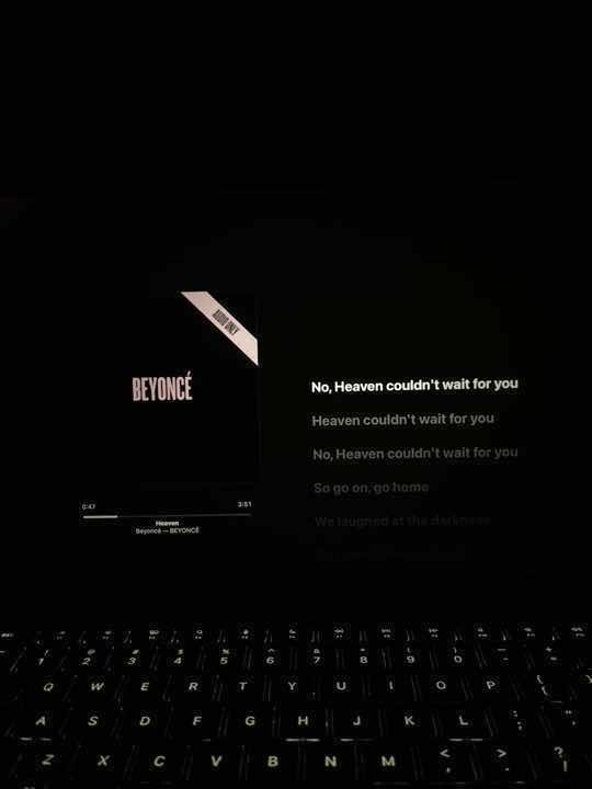 Heaven- Beyonce  #applemusic #macbook #lyrics #music #foryou 