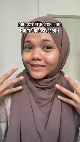 Kalau malas pakai 10 steps skincare ni dah ada solution. Pakai this serum pun dah okay sebab multipurpose macam macam function!!  #MySkinButBrighter #HadaLaboCukupLah