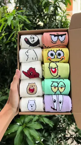 Cutest SpongeBob Socks 🥹 #spongebob #sock #fyp #socks 