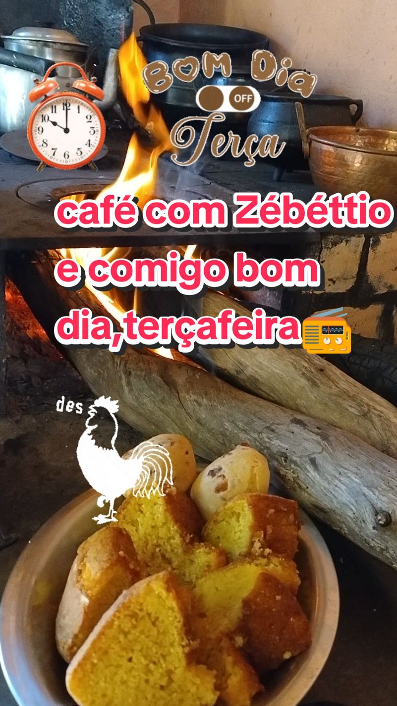 Bom Dia,desperta,hora de levantar diz Zébéttio  #cafe #bomdia #terçafeira #radio #despertar #fogaoalenha #cafezinho #bomdiaaaaa #zebettio #minasgerais #uai #goias #paodequeijo 