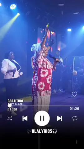 Gratitude by Tope Alabi (lyricsvideo) #gratitude #topealabi #gospel #gospelmusic #fyp #foryou 