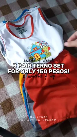 Afforable terno set for baby boy. ✨️👕 #ternoset #kids #affordable #kidsclothes 
