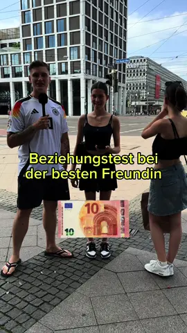 Für 10€ die Beziehung der besten Freundin testen 😂 #straßenumfrage #beziehung 