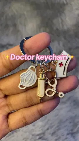 Syringe Stethoscope Medical Keychain #fyp #foryou #foryoupage #keychain #keyholder #medical #doctor #nurse #tiktokshop #tiktokfinds 