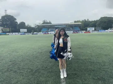 On the floor 🥳#CapCut #gelc #soccermatch #cheerleading 