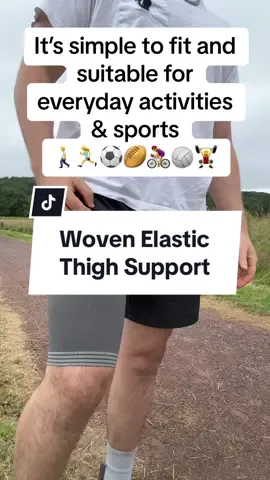 Struggling with thigh or hamstring pain? Try the Woven Elastic Thigh Support!🏃‍♂️💪   #ThighSupport #RecoveryAid #SupportingYourWellbeing #Runner #MuscleSupport #FitnessRecovery #InjuryPrevention #SportsSupport #ExerciseRecovery #HamstringRelief #WorkoutGear #FitnessEssentials 