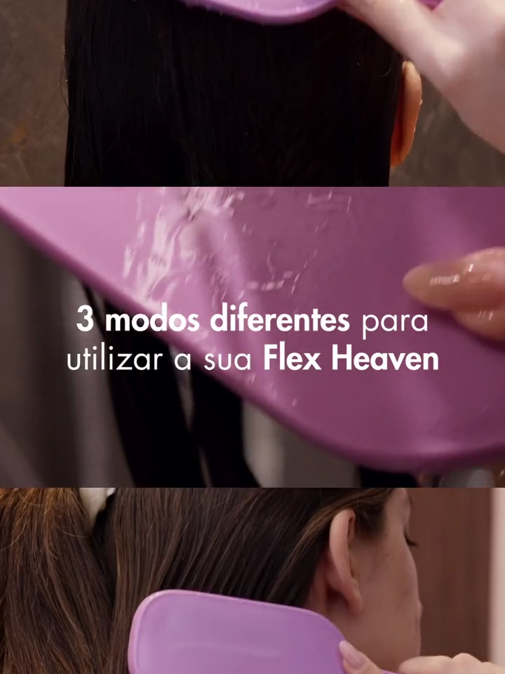 Além de ser um paraíso de flexibilidade, a nova Flex Heaven também oferece muita versatilidade para o seu dia a dia! 🧡 #hair #hairtok