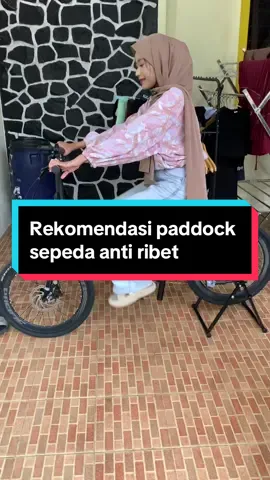 Simpan sepeda dengan aman menggunakan paddock sepeda #paddock #standarsepeda #bersepeda #sepeda #sepedaan #paddocksepeda #standarsepeda #treadmill 