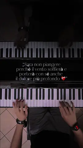 Sara non piangere -                Pino Daniele ❤️‍🩹 #saranonpiangere #pinodaniele #pinodanielenelmiocuore #tedua #tedua❤ #trend #trending #piano #musica #pianomusic 