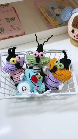 Oggy và những chú gián tinh nghịch ✨#crochet #oggyandcrockroaches #oggy #fypシ 