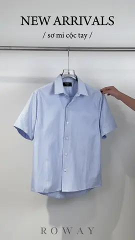 Sơ mi cộc tay OXFORD. Một chiếc sơ mi ngon bổ rẻ và cực kì tiện lợi, dành cho mọi cuộc hẹn nhé anh em #xuhuong #roway 