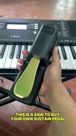 Para sa mga nag hahanap ng Sustain Pedal, Napakaganda Guyssss! Bili na kayo, sobrang mura lang💙 #keyboard #piano #beginner #sustainpedal #yamaha #fyp 