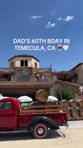 A wholesome weekend celebrating my dad’s 60th bday in Temecula, CA #temecula #winery #temeculacalifornia #familytrip #birthdayweekend #wholesome @Fazeli Cellars 