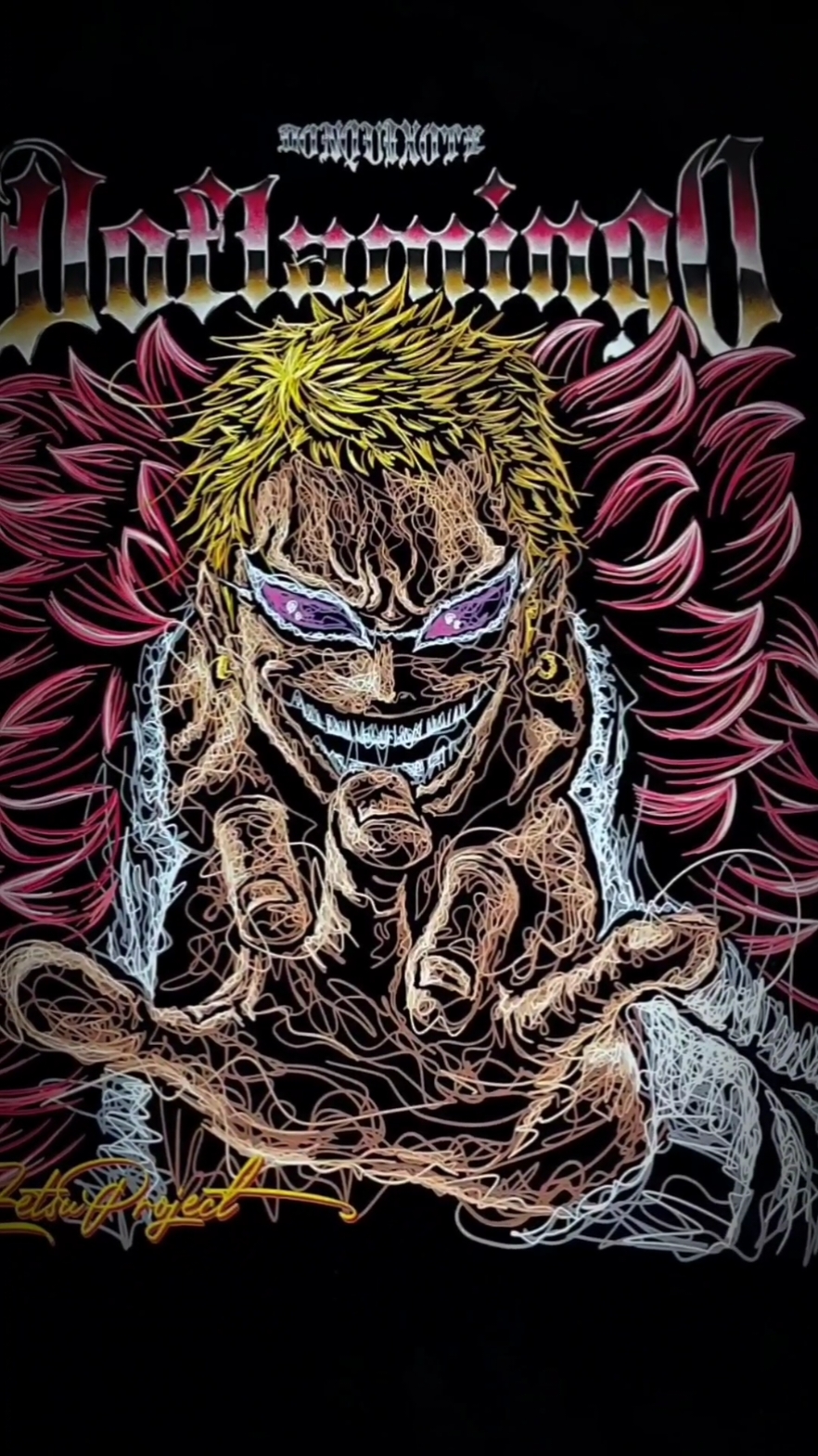Zetsu Project Tshirt Donquixote Doflamingo . . . . #zetsuproject 