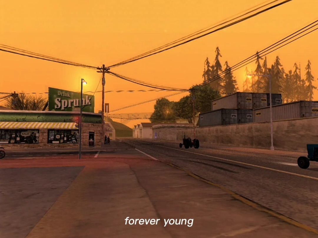 forever young💔 #gtasanandreas #rockstargames #gtasa #nostalgia #memories #childhood #fyp 