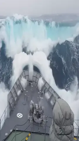 Ships conquer the stormy sea 🌊 #ship #vessel #storm #bigwaves #rough #atsea 