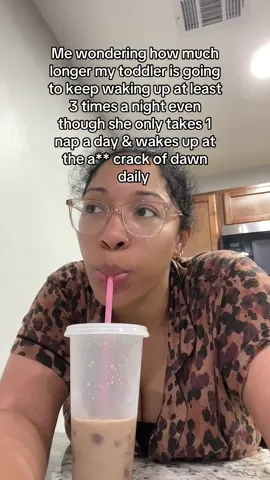 Someone asked me the other day if she sleeps through the night, and all I could do is laugh and they responded saying sorry 🥲 #momtok #MomsofTikTok #toddlersoftiktok #toddlersbelike #lifewithatoddler #toddlermom #tiredmom #firsttimemom #sahmsoftiktok #stayathomemom 