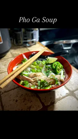 Cant go wrong with pho! Did you know you can make (pho ga/chicken pho) in literally half the time beef pho takes to cook? Not to mention its super nutritious and full of vitamins. I like making this recipe too for my toddler when he’s not feeling so good.  Oh and the rich bone broth is also really good for babies (6m). Hope you enjoy my recipe #phosoup #soup #cooking #delicious #sahmlife #blw #toddlermeals #dinner #mealprep #quickrecipes #healthyrecipes 