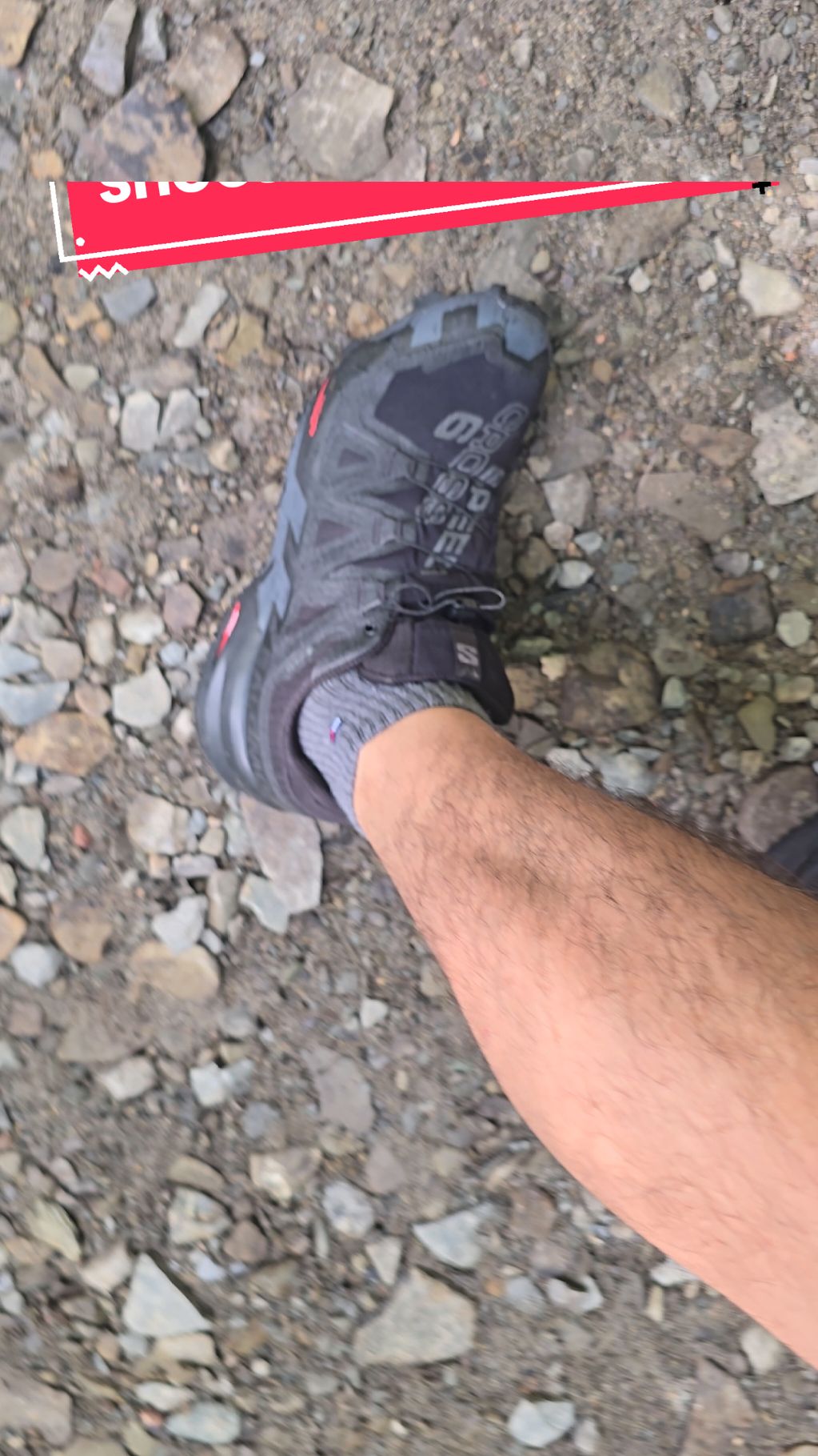 these Saloman hiking shoes (Speedcross 6) are legit! The goretex legit works well and I'm definitely going to be pushing the boundaries of exploring trails each time now.  #Hiking #saloman #speedcross #hikingshoes #Running #adventures #exploring #dog #Outdoors 