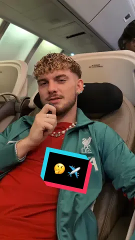 Go-to in-flight entertainment? 🤔✈️ #lfc #liverpool 