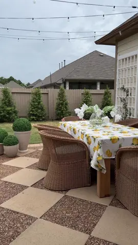 My backyard patio makeover continues! I’m constantly in a state of improving this space and paid a visit to @AtHomeStores to see what else I could find. They have tons of outdoor items and clearance right now so I was able to snag so many goodies! Fall décor is starting to show up there too and they have some of the cutessst stuff! #AtHomePatio #AtHomePartner 