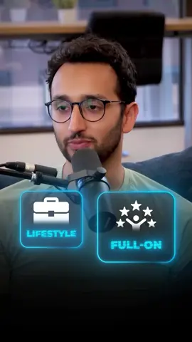 Which one is better: A small lifestyle business or a $1 billion company? (🎥: Search 'Leveling Up with Eric Siu' on YouTube to watch the full episode now! | Guest: @aliabdaal) #businesscoach #businesstips #businessadvice #entrepreneurship #entrepreneur #businessowner #hiring #businessgrowth #Lifestyle #worklife #worklifebalance