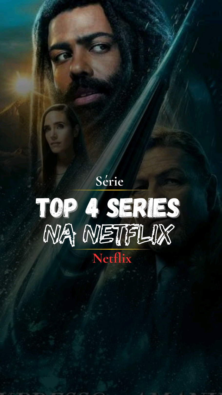 4 séries que estão bombando na Netflix em 2024, sério, essas séries são viciantes, então já salva esse vídeo porque ele vai salvar sua maratona. Em quarto lugar, acompanhamos uma mulher que, após escapar de um cativeiro, ajuda a polícia a se aproximar de resolver um desaparecimento de treze anos atrás. Essa série é indescritível! Em terceiro, temos uma das melhores séries de ficção científica na Netflix. Ela conta a história de uma família responsável por colonizar planetas que, após um erro de rota, acaba em um local perigoso e hostil. Agora, se você é fã de suspense com terror, essa aqui é imperdível. Ela conta a história de uma família que morava em uma casa onde uma entidade fazia de tudo para expulsá-los, confrontando memórias do passado e do presente. Por último, uma série pós-apocalíptica das melhores que assisti na Netflix. A Terra congelou e os últimos sobreviventes vivem em um trem que está em constante movimento. E se você quer receber mais dicas de filmes e séries assim, é só clicar em me seguir, pois posto conteúdos todos os dias aqui no meu perfil. #dicasdeseries #netflix #dicasnetflix #filmeseseries #indicacaodeseries #melhorserie #nerdmundogeek 