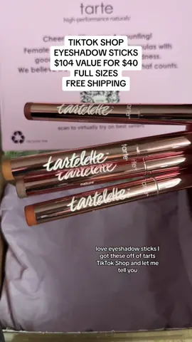 #tiktokshop #tiktokshopping #tiktokshopfinds #ttshop #ttshopdeals #tiktokshopmademebuyit #tiktokshopmusthaves #tarte #tartecosmetics #tarteeyeshadow #eyeshadow  #eyeshadowlook #makeup #makeuphacks  #makeuphaul #tiktokshopmakeup  #makeupmusthaves #makeupsale #tiktokshopsale  #TikTokShop #tiktokshopdeals #viral #fyp #trending #trendingmakeup