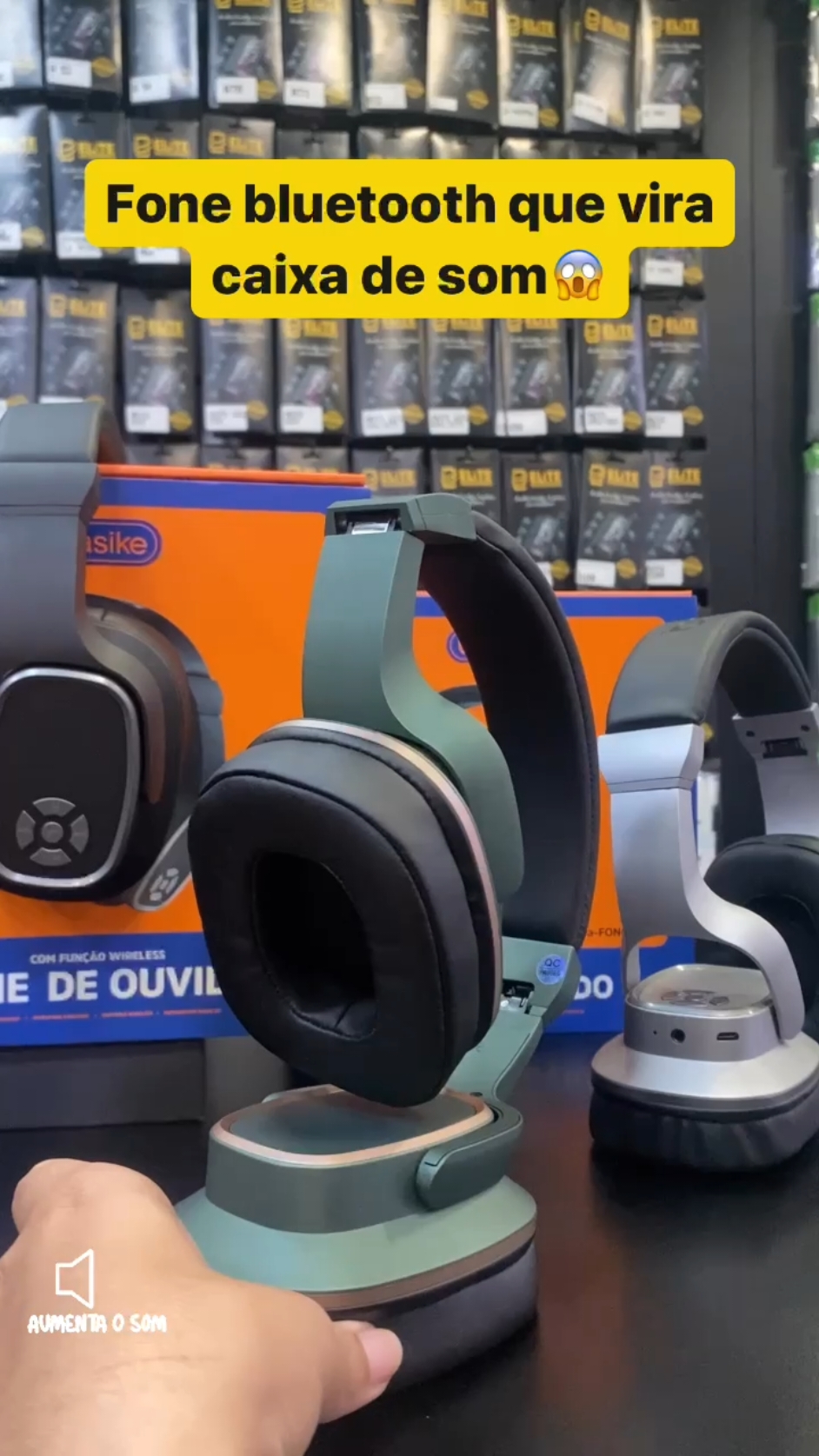 Chegou reposição 🥳  Fone original Basike 2 em 1 🎧😍 . . . Garantia✅ Estéreo Dinâmico✅ Controle Wireless✅ Microfone Embutido✅ Reprodutor Micro SD✅ Entrada auxiliar ✅ . . . . Realizamos entregas 🛵📦 Faça seu pedido via Direct ou WhatsApp (69) 98493-6647📞 . . . . #elite #basike #fonebluetooth #fonedeouvido #caixadesom #caixinhadesom #acessorios 