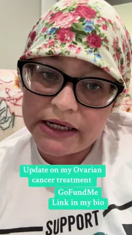 Update on my ovarian cancer treatment. My doctor fears my cancer is progressing while on Elahere. PET scan scheduled for next Monday. I am praying that I do not have to switch treatments so soon. My daughter has started GoFundMe to help cover my expenses over the next several months and pay some of my insane medical bills. Thank you all for your prayers and support. #cancer #ovariancancer #support #prayers#gofundme #gofundmehelp #foryou #foryourpage #foryoupage 