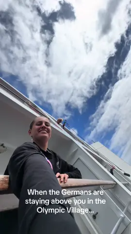 Vibes are high here on our floating Olympic Village 😂🫶 #paris2024olympics #tahiti #paris2024 #surfing #floatingvillage  @Camilla Kemp @Tim Elter @Billy stairmand 