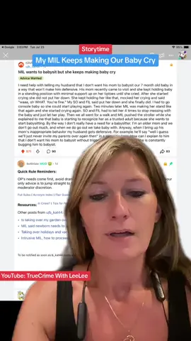 My mother in law keeps making my baby cry storytime #redditstories #dramatok #toxicinlaws #monsterinlaw #inlaws #babytiktok #MomsofTikTok #storytime #aita #parentsoftiktok 