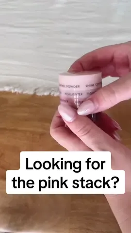 Looking for the pink subtl beauty stack? 👀 #subtlbeauty #onthegomakeup #makeupstack 