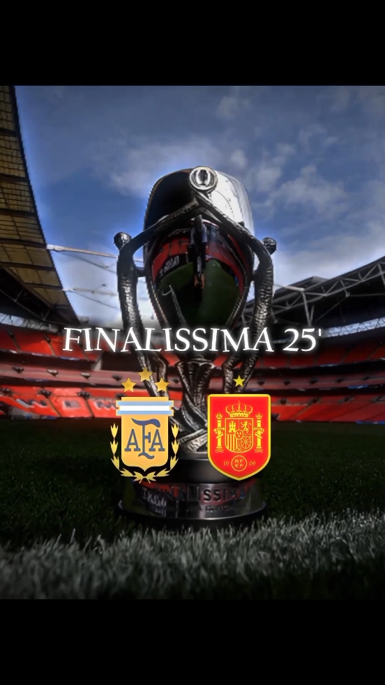 Finalissima 2025 | 🇦🇷 vs 🇪🇸  #messi #lamineyamal #argentina #españa #football #finalissima2025 #meandthedevil 