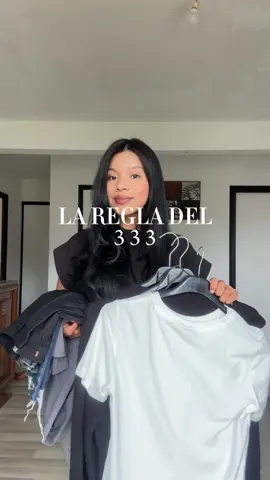 La regla del 333🤗 y varias ideas de outfits🤍 #outfitideas #fashioninspo #basicos 