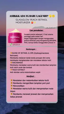 Baru lagi nihh, yg pasti harganya selalu terjangkau, aman dikantong dong yaa🤗💗💗 #skincareroutine #glad2glow #glad2glowmoisturizer #newlaunch #fypシ゚viral 