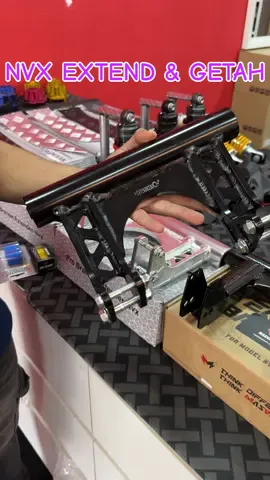 NVX EXTEND hypertech & masviral.. recommend tukar sekali getah .. jamin takde getaran #nvx #nvx155 #extend #hypertech #masviral #getar #getah #rubber 