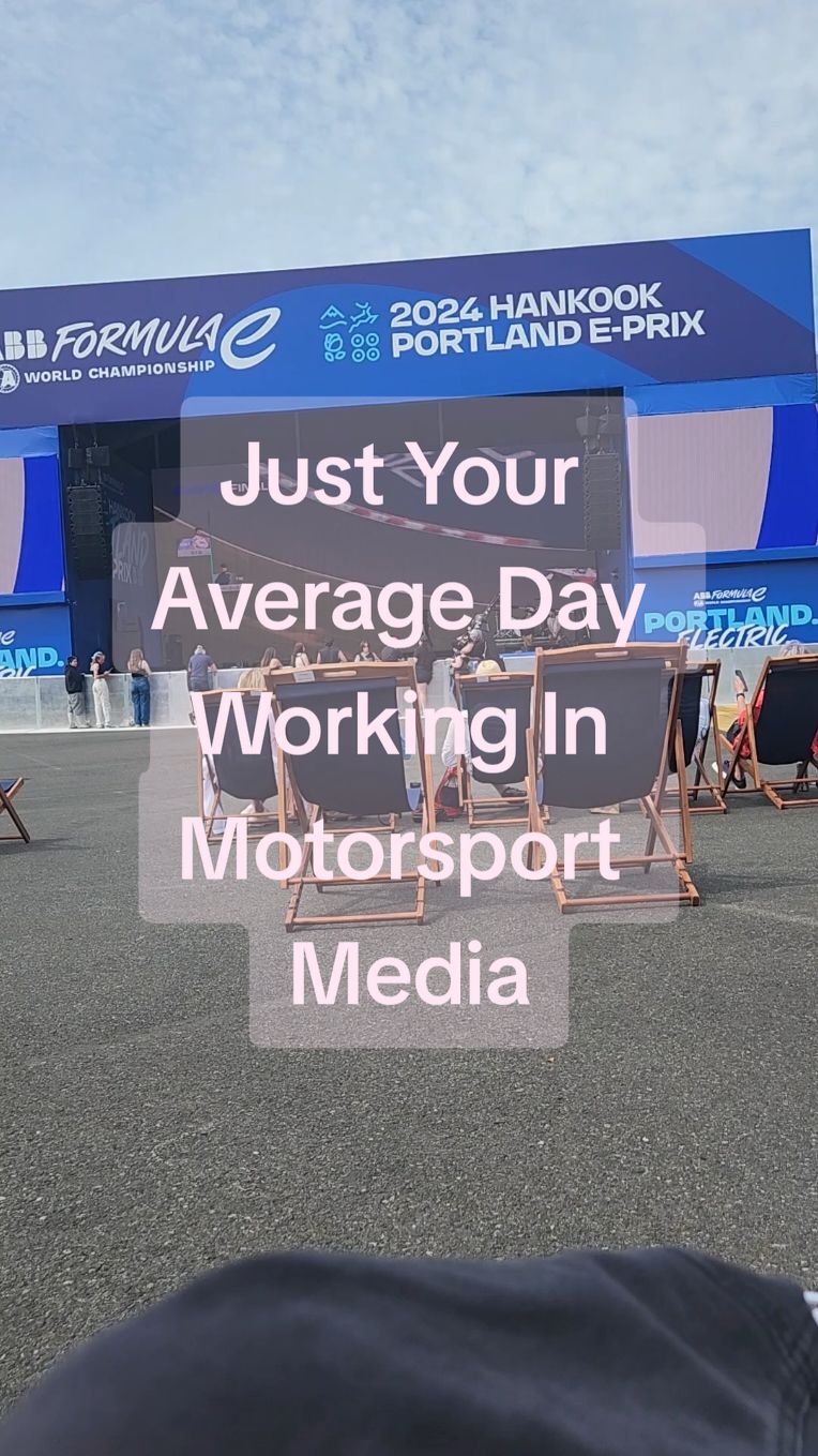 Working in motorsports is never borning 🏁🏆🏎 #motorsportscontentcreator   #motosportsmedia #FormulaE #motorsports #f1tiktok 
