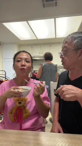 When i said Mom food very good,cant stop laughing Father reaction 🤣🤣🤣🤣🤣