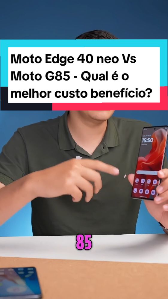 Parte 2 |- Moto Edge 40 neo Vs Moto G85 - qual é o melhor custo benefício? credito: @Tuk  #technology #dicastecnologia #motorola #motoedge40neo #motog85 #unboxing 