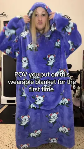 Hands down one of the best purchases I’ve made on this app #wearableblanket #cozy #cozyvibes #shopping #haul #musthaves #TikTokShop #cozygirl #hoodedblanket #blanket #clothinghaul #warmandcozy #shop #myfavorite 