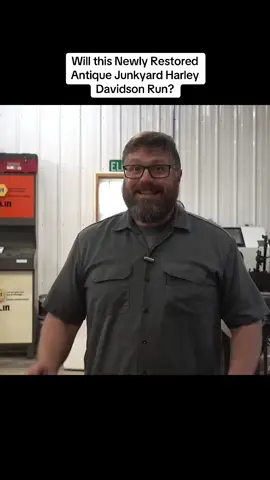 Will this Newly Restored Antique Junkyard Harley Davidson Run? #motorcycle #harleydavidson #harley  #supermoto  