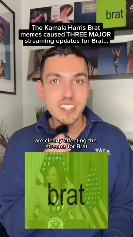 Brat summer is in full effect for Kamala Harris #charlixcx #brat #kamalaharris #popmusic #adamtheflop 